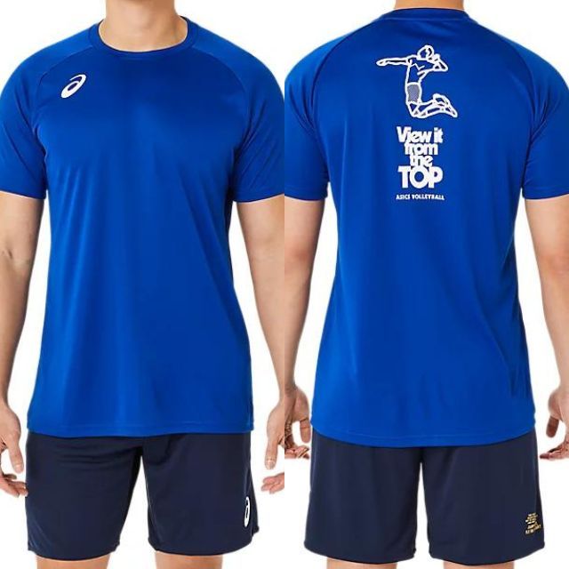 1枚までメール便OK】アシックス(asics) バレーボール 半袖Tシャツ