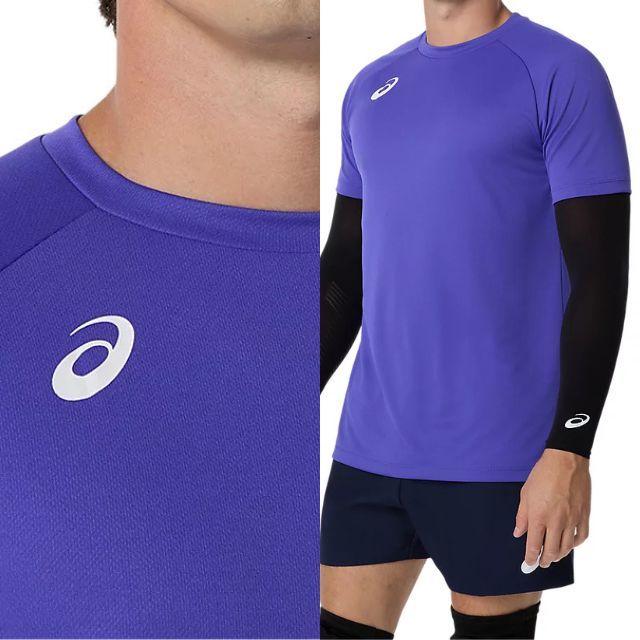 1枚までメール便OK】アシックス(ASICS) バレーボールバックプリント