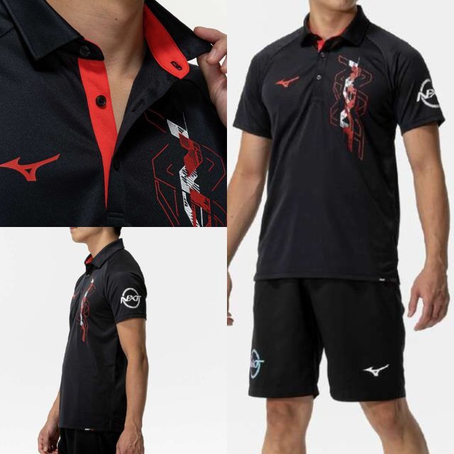 Mizuno 日本代表 JAPAN ブラックシャツ ミズノポロシャツバレーボール MIZUNO ミズノ mizuno バレーボール 日本代表 JAPAN 全日本女子