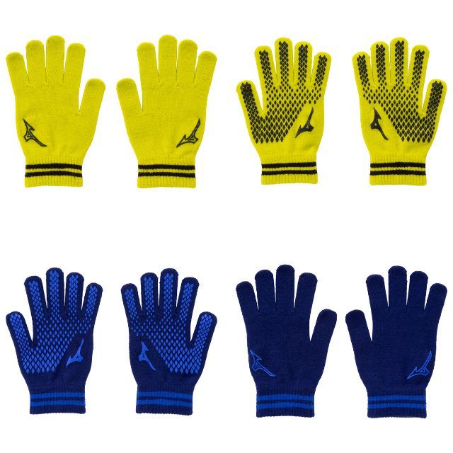 2組までメール便OK】ミズノ(mizuno) 手袋 ニットのびのびグローブ