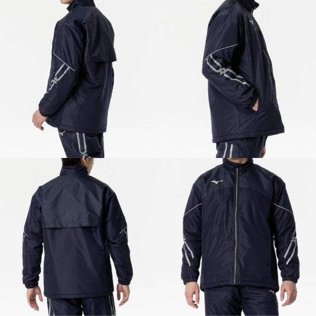 【タグ付き新品】ミズノ ブレスサーモ中綿ウォーマージャケット＆パンツ上下セット MIZUNO（ミズノ） MCライン ブレスサーモ中綿ウォーマージャケット
