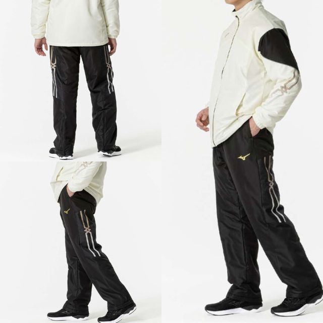 【タグ付き新品】ミズノ ブレスサーモ中綿ウォーマージャケット＆パンツ上下セット MIZUNO（ミズノ） MCライン ブレスサーモ中綿ウォーマージャケット