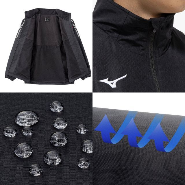 ミズノ　ウォーマー上下セット 送料無料】ミズノ(mizuno) ブレスサーモウォーマージャケットとパンツ