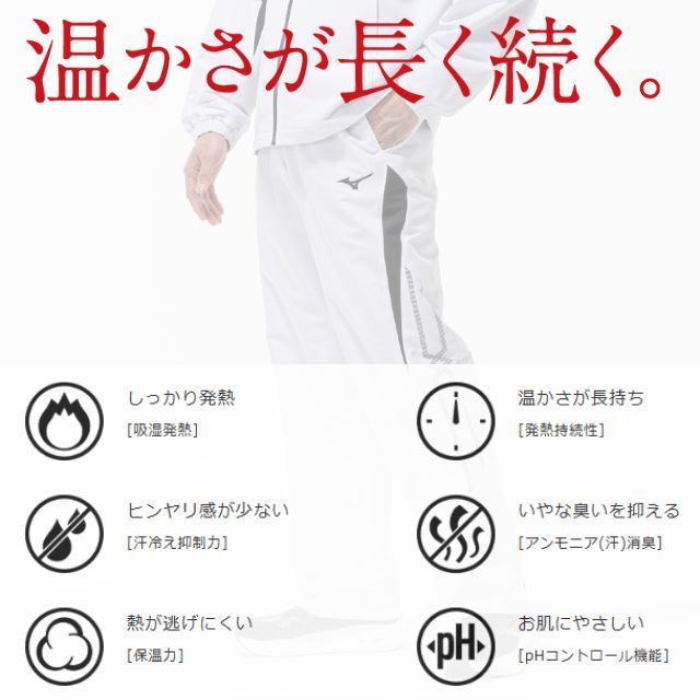★お値下げ中★ミズノ スキーウェアパンツ XS 新品未使用 発熱防水 2025新作】ミズノ(mizuno) ブレスサーモウォーマーパンツ [32MFC635