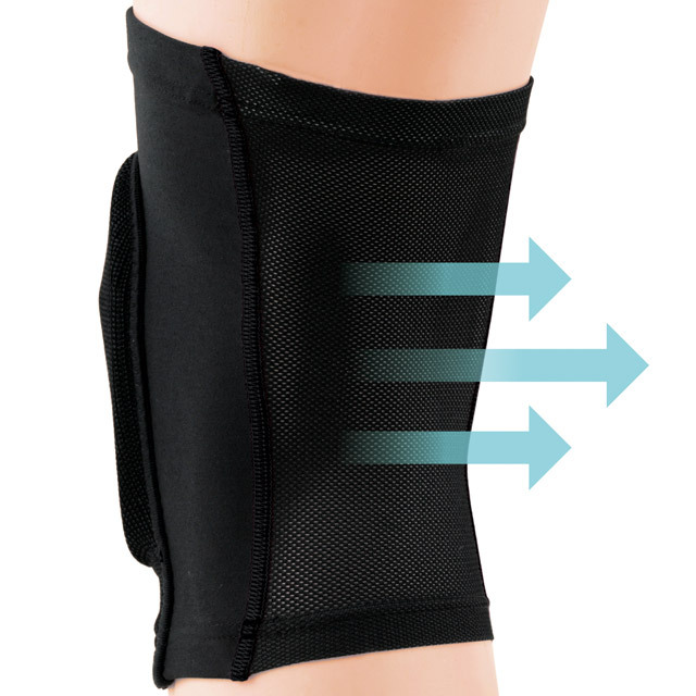 2個までメール便ok D M バレーボール 膝サポーター トリコットニーパッド 1個入 D809 ニーサポーター 日本製 軽量メッシュ 即納 バレーボール用品の通信販売 バレーボールアシスト