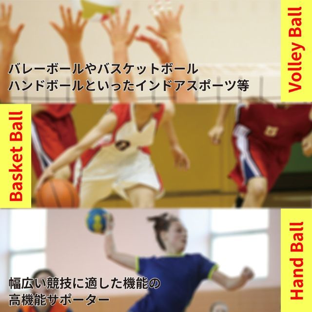1セットまでメール便OK】D&M(ディーエム) バレーボール 膝サポーター