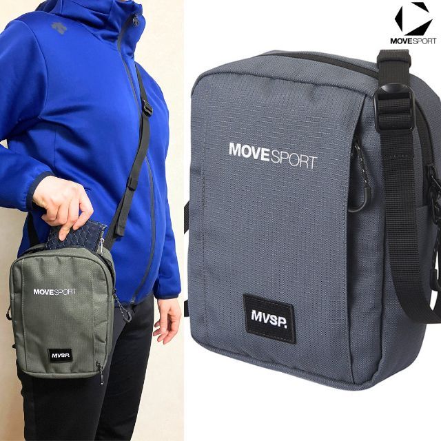 【1点までメール便OK】デサント(DESCENTE) ムーブスポーツ(MOVESPORT) ポシェットバッグ [DMAXJA13] サコッシュ W16xH21xD7cm【2024新作】