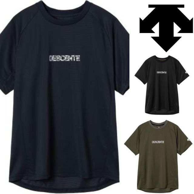 【1枚までメール便OK】デサント(DESCENTE) バレーボール半袖プラクティスシャツ（ユニセックス） [DV5FHT01U] Tシャツ【2025新作】
