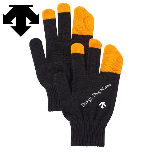 【1組までメール便OK】デサント(DESCENTE) 手袋 バレーボール ブロック練習用グローブ [DVAWJF00] ブラック スポーツ