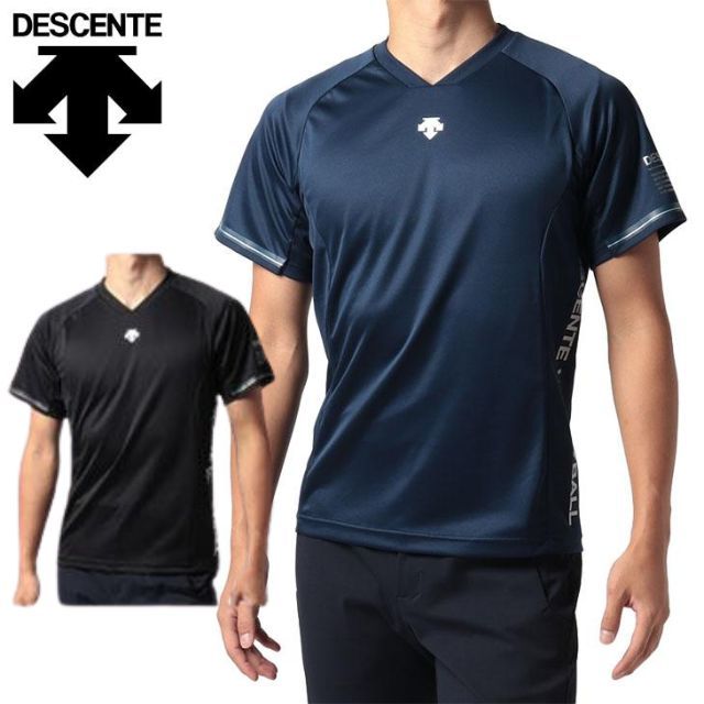 【1枚までメール便OK】デサント(DESCENTE) スポーツ バレーボール プラクティスシャツ半袖 ユニセックスサイズ [DVUUJA50] 即日発送