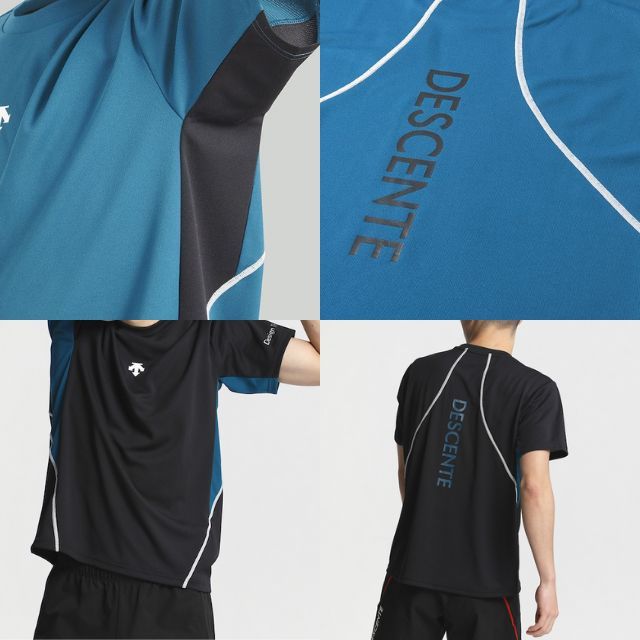 【美品】DESCENTEレディース スワロフスキー 半袖 シャツ タグ付 LL dvuxja52j.jpg