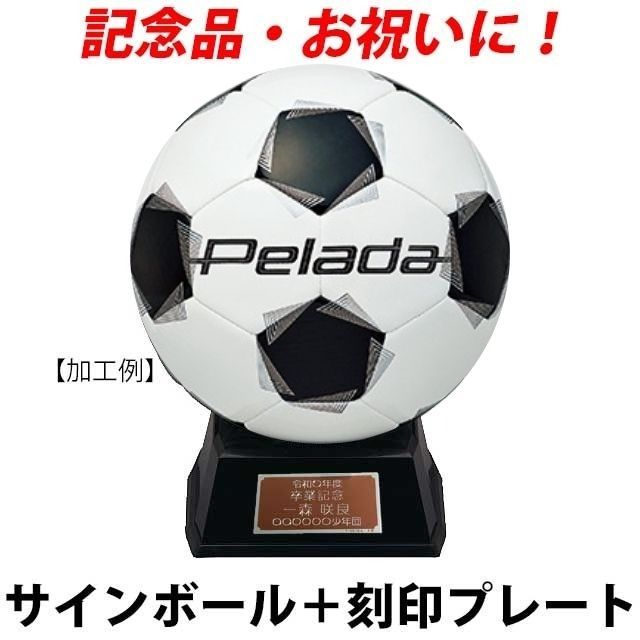 【名入れ】モルテン(molten) サインボール サッカーボール「ペレーダ」＋プレート [F2K500-KOKUIN06] 寄せ書き 記念品