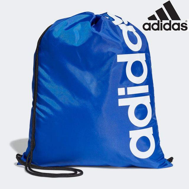 【1枚までメール便OK】アディダス(ADIDAS)リニアロゴジムバッグ ロイヤルブルー[FSW96-RBLU]