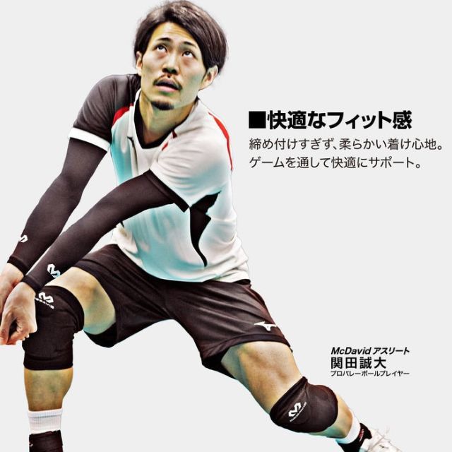 1組までメール便OK】マクダビッド(MCDAVID) ひざパッド付 フレックス