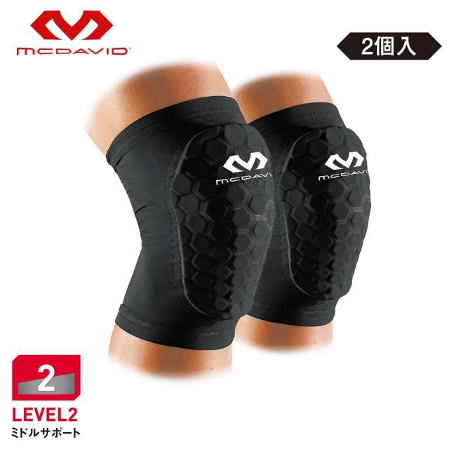 1組までメール便OK】マクダビッド(MCDAVID) HEX ニーパッド