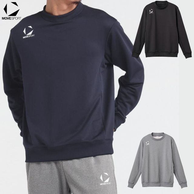 デサント(DESCENTE) ムーブスポーツ(MOVESPORT) バレーボール チームウェア 丸首スウェットシャツ [ST5SSWT1M]