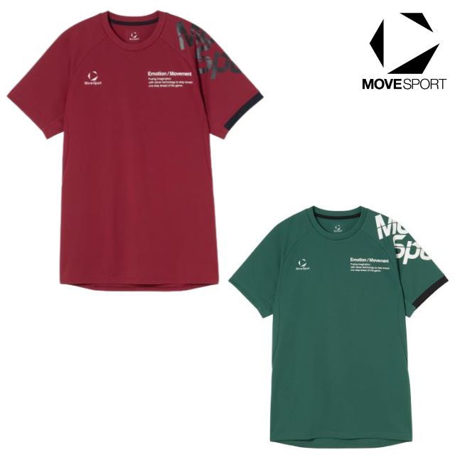 【1枚までメール便OK】デサント(DESCENTE) ムーブスポーツ(MOVESPORT) バレーボール半袖プラクティスシャツ（ユニセックス）[SV6SHT04U] Tシャツ【2026新作】