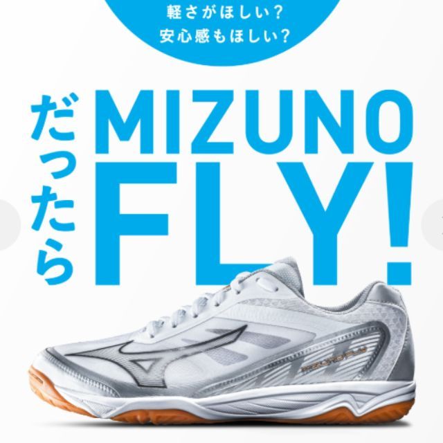 MIZUNO - V1GA233009235 ミズノ バレーボールシューズ ローカット ホワイト× 送料無料】ミズノ(mizuno) バレーボールシューズ ミズノフライ