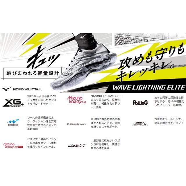 送料無料】ミズノ(MIZUNO) バレーボールシューズ ウエーブライトニング