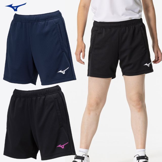 【1枚までメール便OK】ミズノ(mizuno) バレーボール ウィメンズハーフパンツ [V2MBB211] レディースサイズ 股下13cm(Lサイズで) ママさんバレーパンツ【V2MB0211の後継モデル】