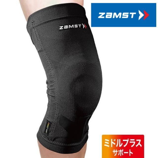 【1点までメール便OK】ザムスト(ZAMST) ヒザ用サポーター 左右兼用 1個入り [ZK-MOTION] ニットモデル ミドルサポート【2023新作】