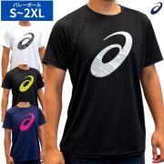 【1枚までメール便OK】アシックス(asics) バレーボールバックビッグロゴプリント半そでシャツ [2031E019] ユニセックス