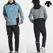 【送料無料】デサント(DESCENTE) バレーボールウォームアップジャケットとパンツの上下セット(ユニセックス) [DV4FJK01U-DV4FLP01U] 2024新作