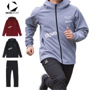 【送料無料】デサント(DESCENTE) MOVESPORTS チームウェア 上下セット ボンディング ジャケットとロングパンツ [ST6FWB32M-ST6FPZ32M] 2026新作