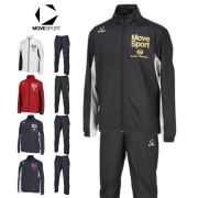 【2026新作】デサント(DESCENTE) MOVESPORTS byデサント チームウェア ウインドブレーカージャケットパンツ上下セット [ST6FWBD2UB-SET] ユニセックス 男女兼用