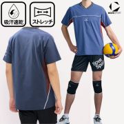 【1枚までメール便OK】デサント(DESCENTE) ムーブスポーツ(MOVESPORT) バレーボール半袖プラクティスシャツ（ユニセックス）[SV6SHT10U] Tシャツ【2026新作】