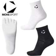 【2枚までメール便OK】デサント(DESCENTE) MoveSport(ムーブスポーツ) 5本指スーパーショートソックス [SV6SSO05U] DVB-9135継続モデル