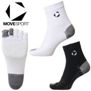 【1足までメール便OK】デサント(DESCENTE) MoveSport(ムーブスポーツ) スカイギアソックス【バレーボール】5本指スーパーショートソックス [SV6SSO06U] DVALJB00継続モデル