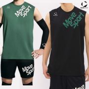 【1枚までメール便OK】デサント(DESCENTE) ムーブスポーツ(MOVESPORT) バレーボールノースリーブプラクティスシャツ（ユニセックス）[SV6STZ01U] タンクトップ【2026新作】