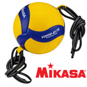 新品　MV300ATTR トレーニングボール　スパイク練習　5号球 ミカサ】 アタック練習用 トレーニングバレー5号 紐付き（ゴム紐片側約