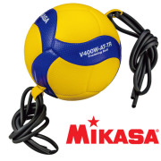 ミカサ(MIKASA) バレーボール トレーニング4号球 ひも固定式 [V400W-AT-TR] 吊るせる トレーニングボール 一人バレー
