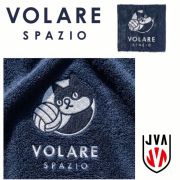 【1枚までメール便OK】スパッジオ(Spazio) VOLARE(ヴォラーレ) Pippo ハンドタオル ワイピングタオル [VS-0022] 腰タオル バレーボール ネイビー【2026新作】