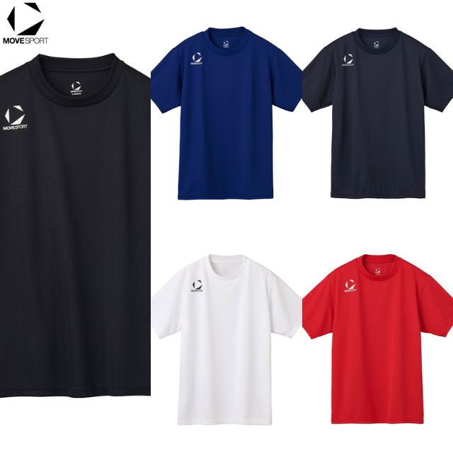 【1枚までメール便OK】デサント(DESCENTE) ムーブスポーツ(MOVESPORTS) チームウェア ワンポイントショートスリーブシャツ [ST5SHTT0M] 2025新作