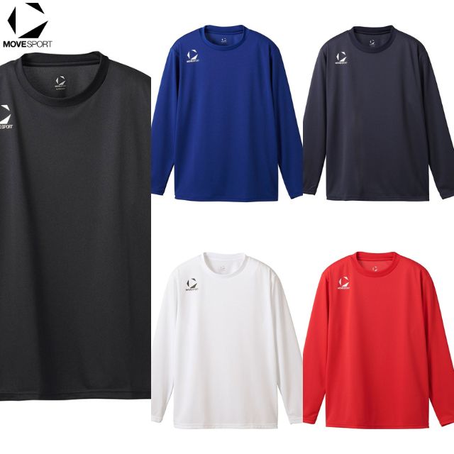 【1枚までメール便OK】デサント(DESCENTE) ムーブスポーツ(MOVESPORTS) チームウェア ワンポイントロングスリーブシャツ [ST5SLTT0M] 2025新作