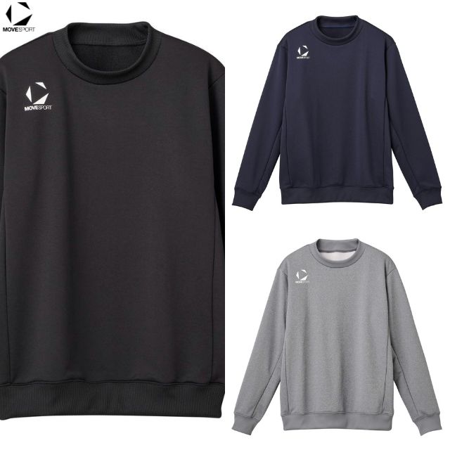 【2025新作】デサント(DESCENTE) ムーブスポーツ(MOVESPORT) バレーボール チームウェア 丸首スウェットシャツ [ST5SSWT1M]