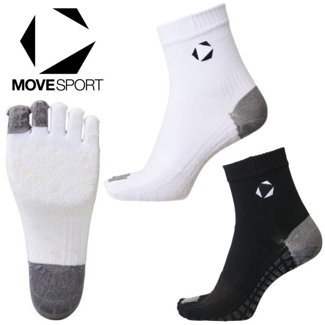 【1足までメール便OK】デサント(DESCENTE) MoveSport(ムーブスポーツ) スカイギアソックス【バレーボール】5本指スーパーショートソックス [SV6SSO06U] DVALJB00継続モデル