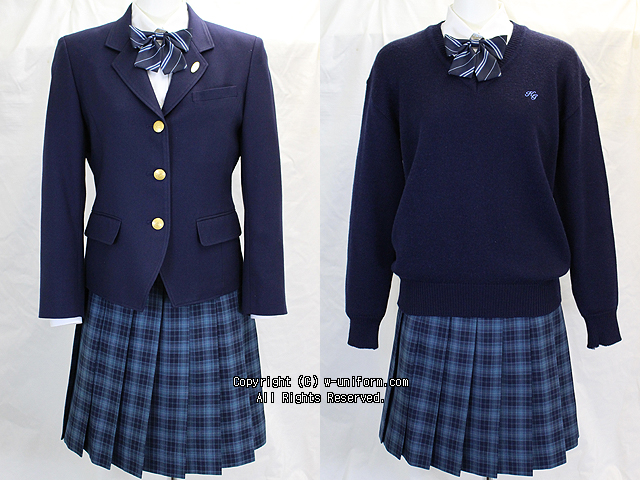敬愛学園高校の制服 冬 中古制服販売 ウイング