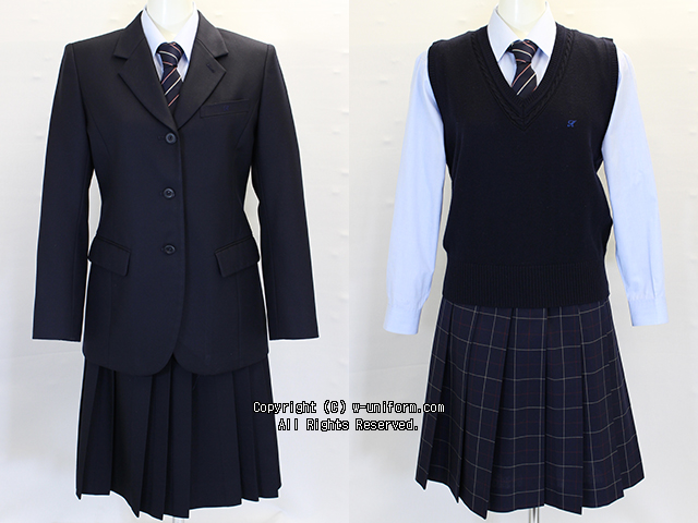 制服（女子） 茨城県 水戸桜ノ牧高校 女子制服 2点