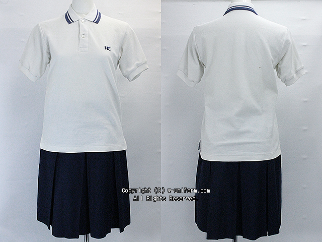 明誠学院高校の制服（盛夏）