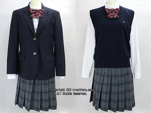 千葉聖心高校の制服（冬）