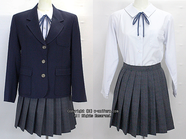 小川高校の制服（冬）