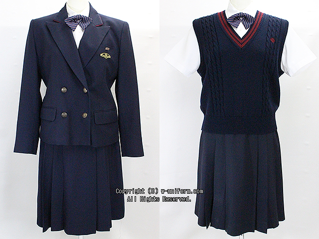 早稲田実業学校　高等部の制服（冬・夏）