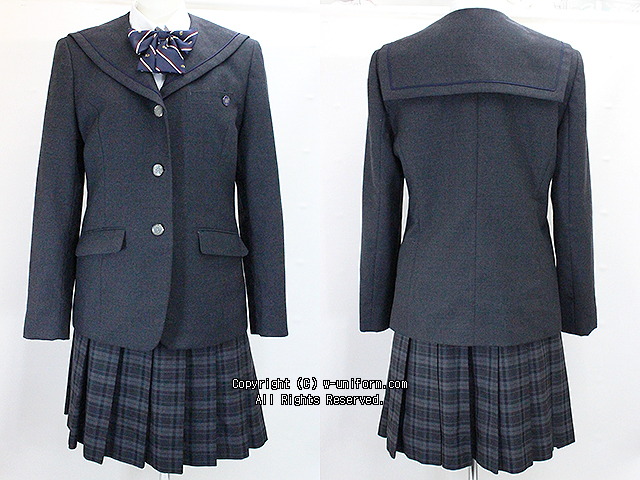 越谷東高校の制服（冬）