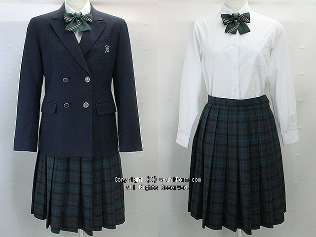 久留米筑水高校の制服（冬）