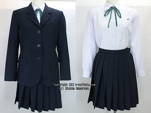都立清瀬高校の制服（冬）