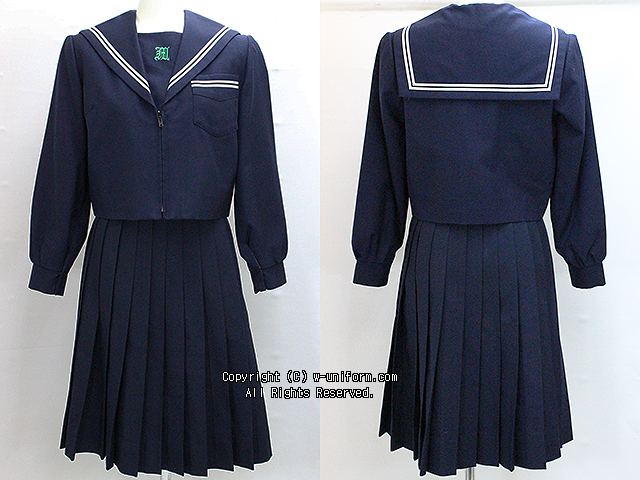 学校名不明セーラー服セット（冬）